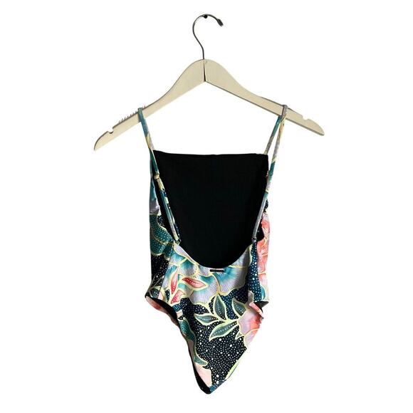 Mara Hoffman Square Neck Arcadia One Piece Swimsuit Boho Floral Botanical XS - Picture 2 of 11
